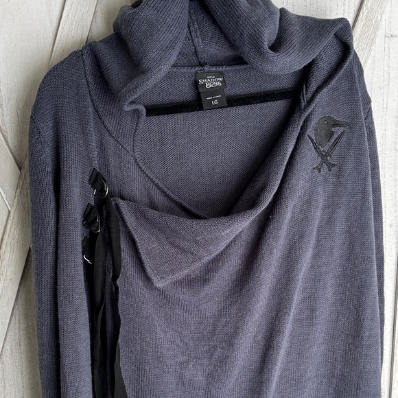 Netflix Shadow and Bone The Crows Hooded Cardigan - Asymmetrical - LG - Picture 2 of 10